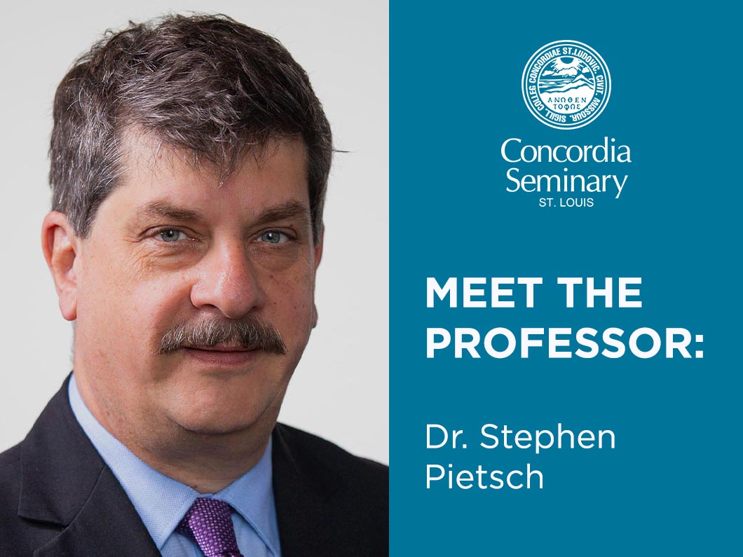 Meet the Professor: Dr. Stephen Pietsch
