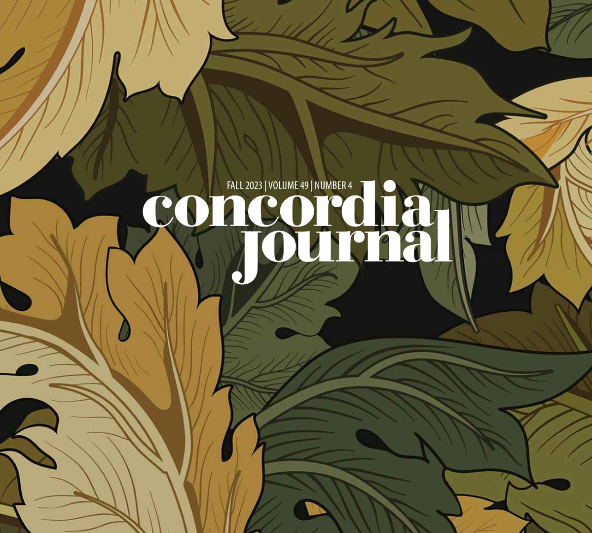 Concordia Journal Fall 2023