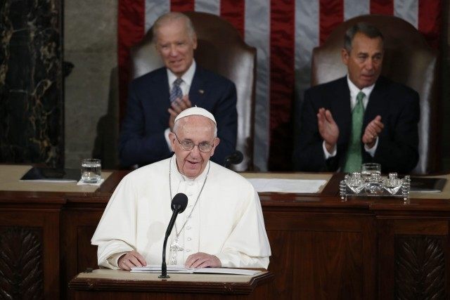 Pope Francis at Congress