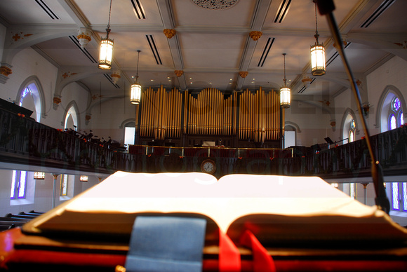 View from a pulpit