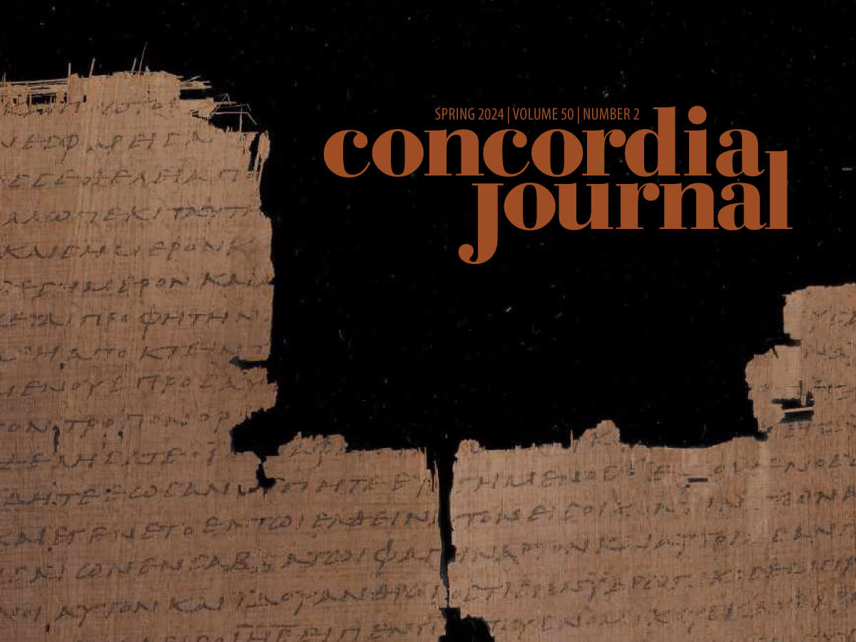 Concordia Journal Spring 2024