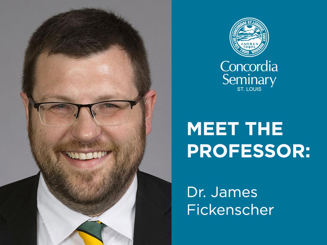 Meet the Professor: Dr. James Fickenscher