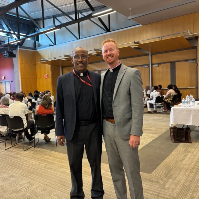 Director of Enrollment Rev. Jesse Kueker was invited by Dr. Yohannes Mengsteab of the LCMS Texas District to speak at the Eritrean Evangelical Lutheran Mission Society in Washington D.C. today. Kueker said, "As St. John the Baptist declared when he saw Jesus, 'Behold, the Lamb of God who takes away the sin of the world,' so we also proclaim this beautiful Gospel to all the ends of the earth so that more might hear of their Savior's love. The church needs pastors, and Concordia Seminary serves the church and the world by forming pastors to bring the Gospel into every church and community."